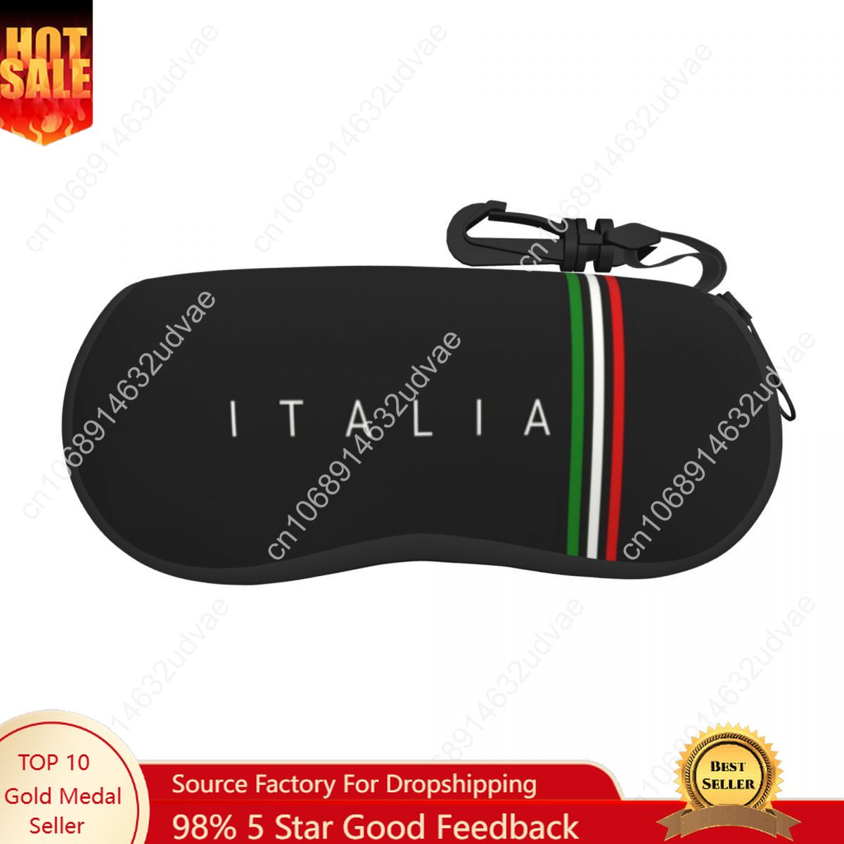 Women Bags In Qatar - Italy Flag Eyeglass Glasses Case Men