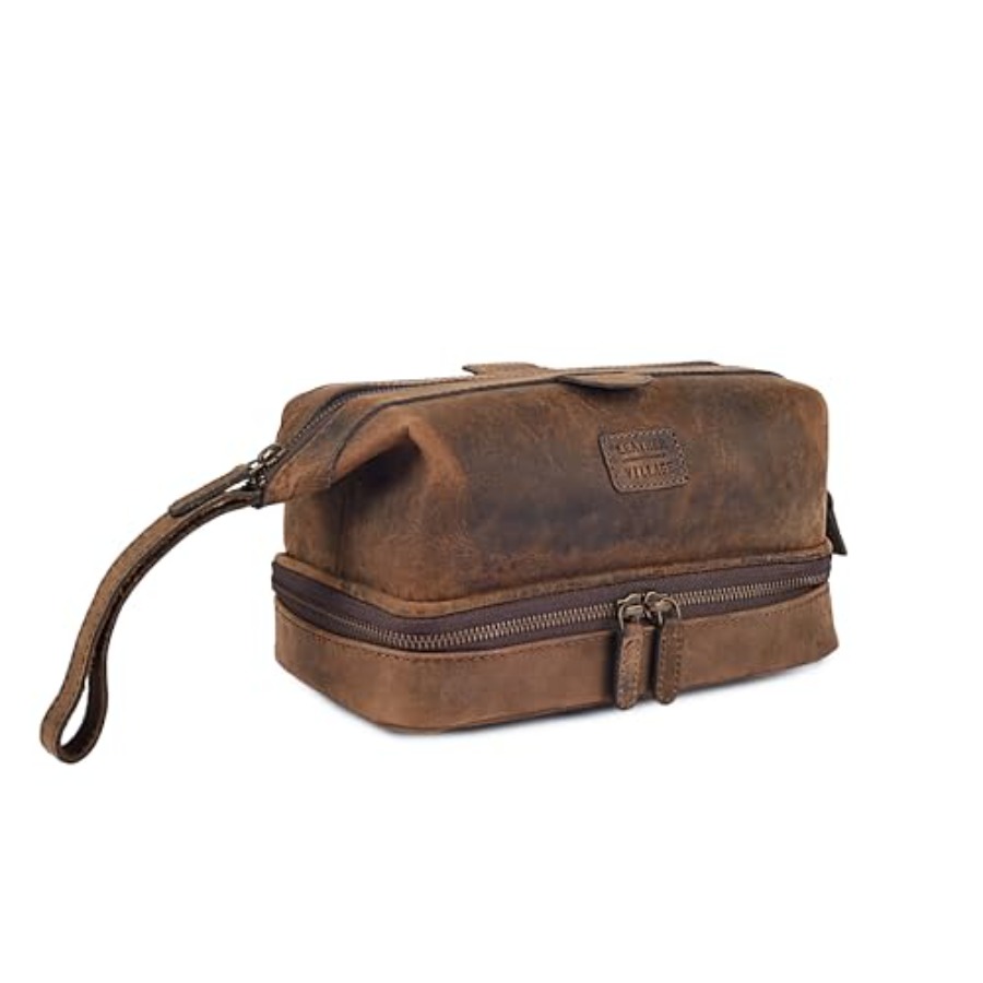 Women Bags Large - Genuine Leather Dopp Kit Large Travel