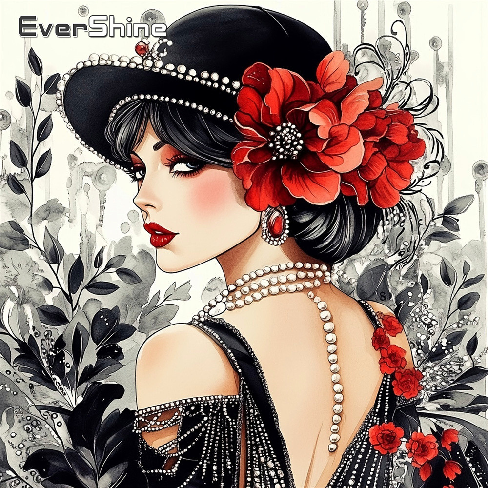 Women Bags Pictures - EverShine New Arrival Diamond Painting Portrait