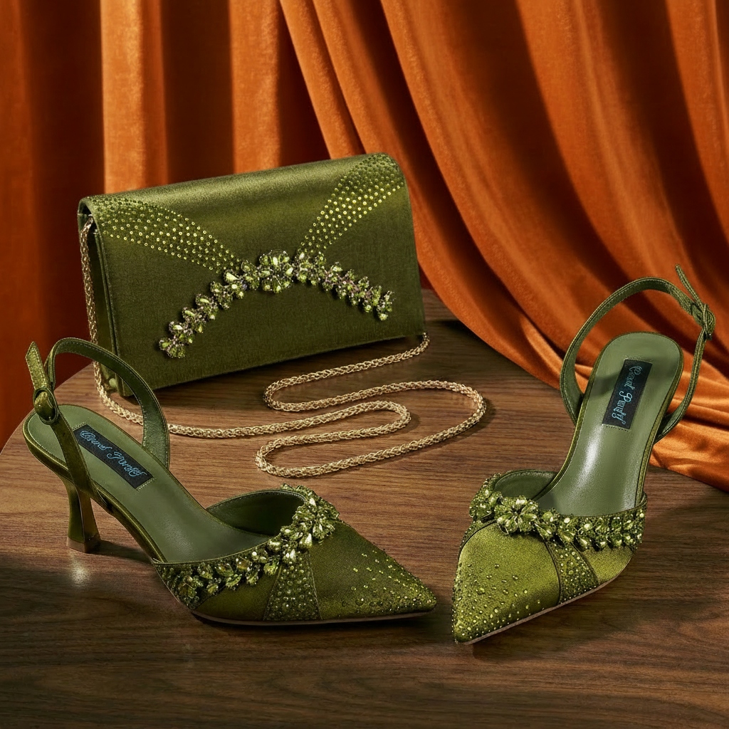 Women Bags 2026 - 2026 Italian Inspired Olive Rhinestone HAND