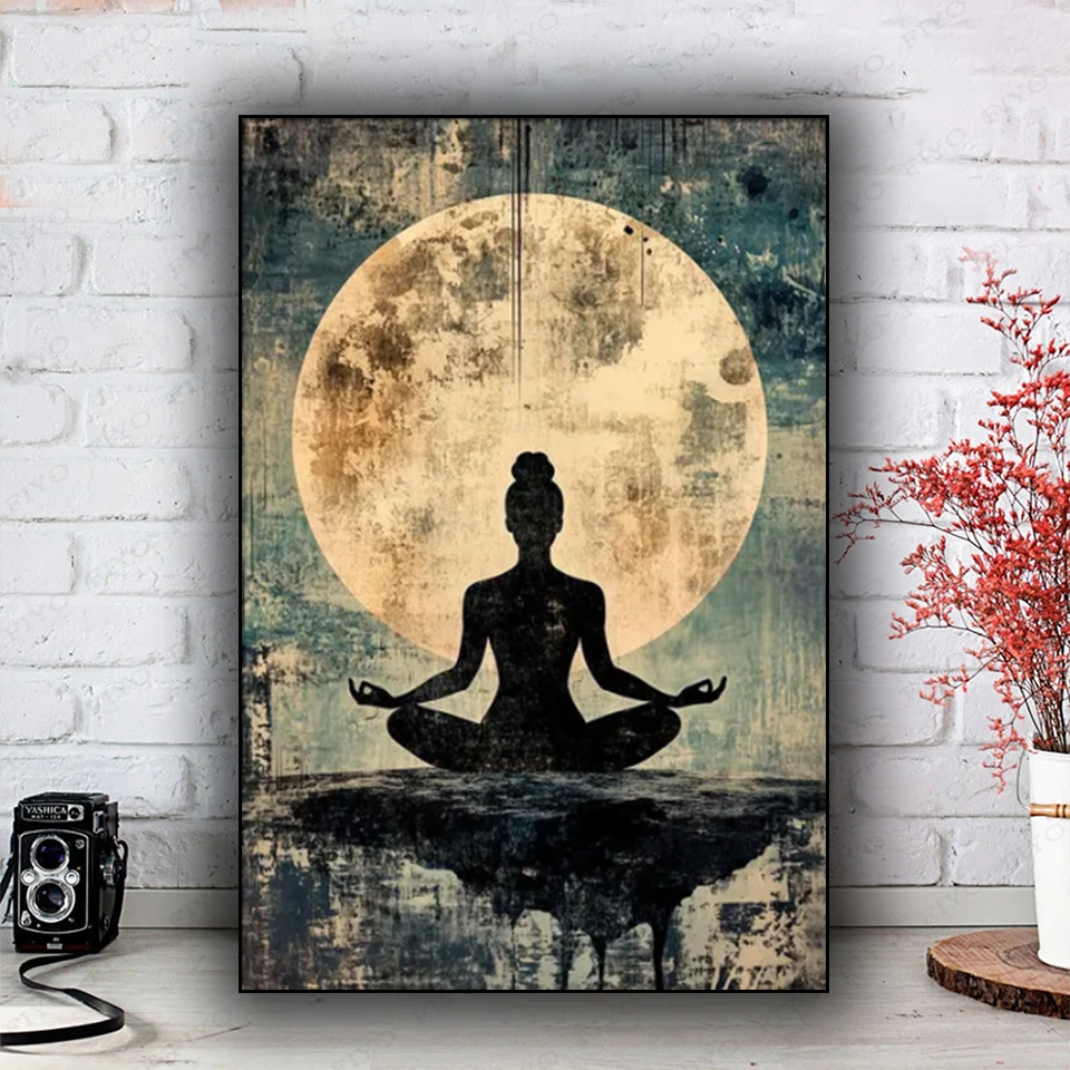 Women Bags Pictures - Woman meditation diy Diamond Painting new