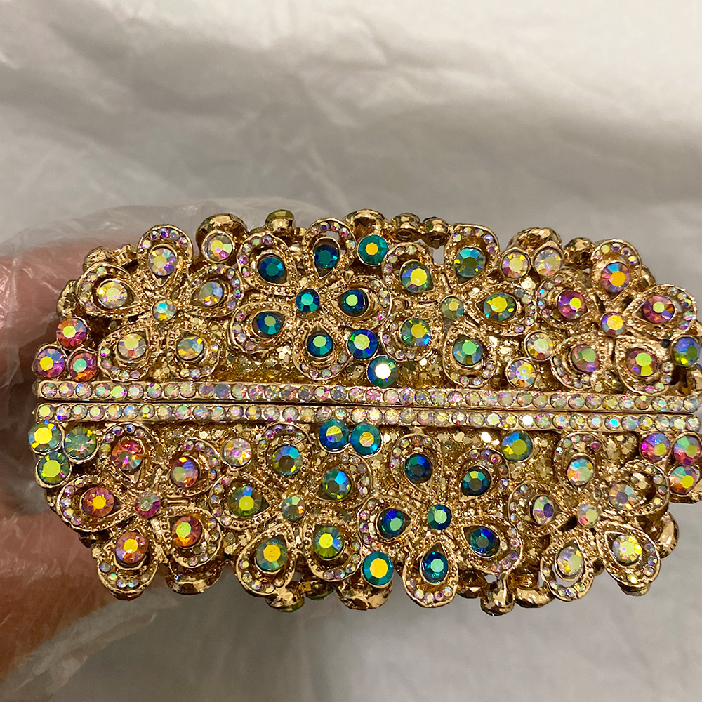 AB Rhinestone Evening Clutches – обзор и цена Women Bags Gold