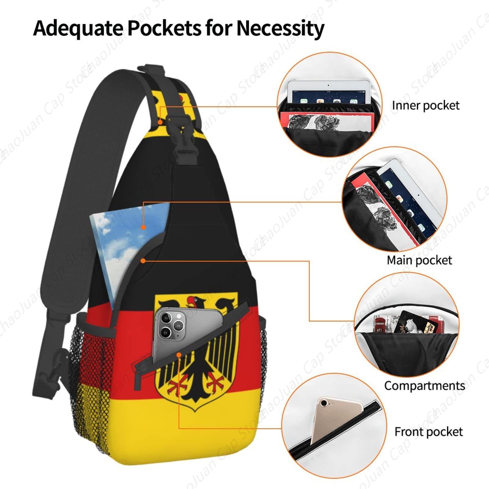 German Flag Sling Bag Crossbod – обзор и цена Women Bags Germany
