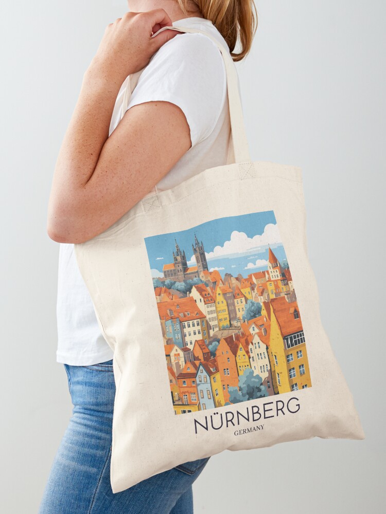 A Pop Art Travel Print of Nürn – обзор и цена Women Bags Germany