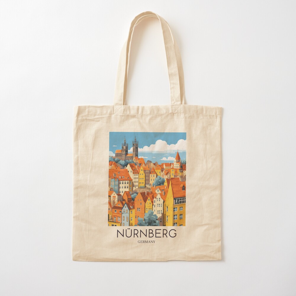 A Pop Art Travel Print of Nürn – обзор и цена Women Bags Germany