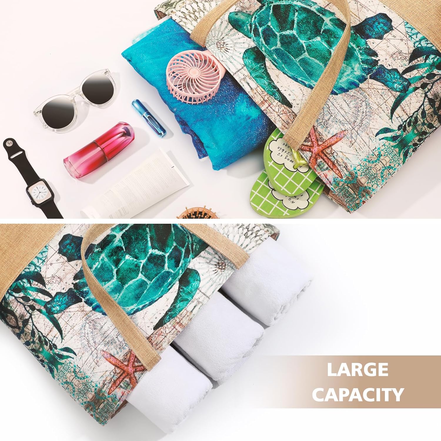 Large Beach Bag for Women with – обзор и цена Women Bags Large