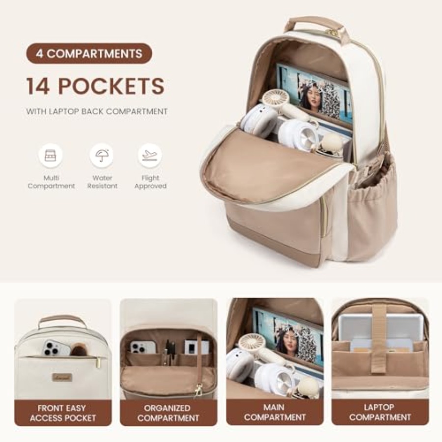Laptop Backpack for Women with – обзор и цена Women Bags Large