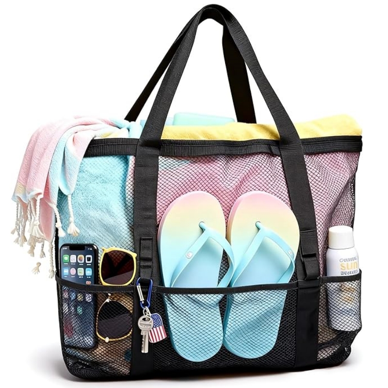 Travel Mesh Beach Bag for Wome – обзор и цена Women Bags Large