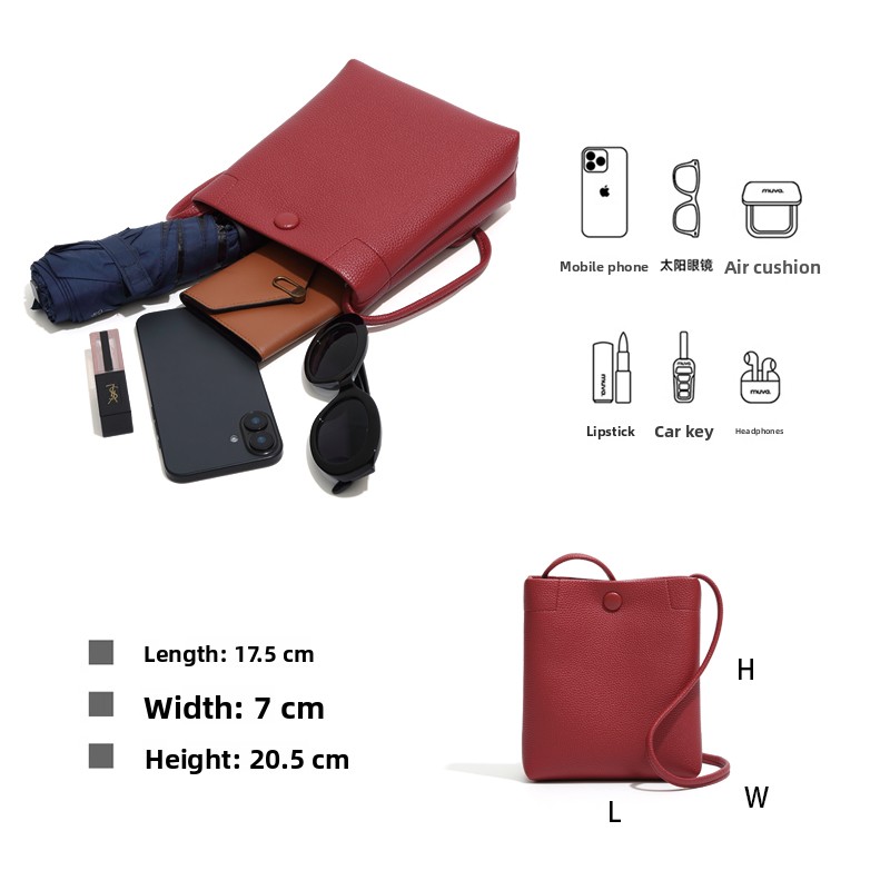 Red Soft Leather Bucket Bag Fa – обзор и цена Women Bags 2026