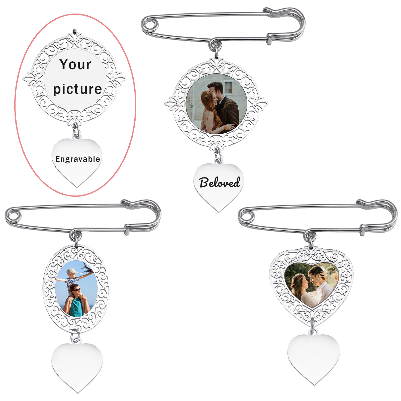 Custom Picture Badge Brooches  – обзор и цена Women Bags Discount