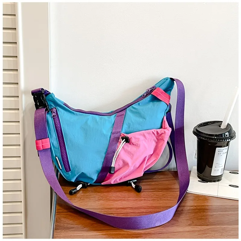 Fashion Patchwork Zipper Nylon – обзор и цена Women Bags Discount
