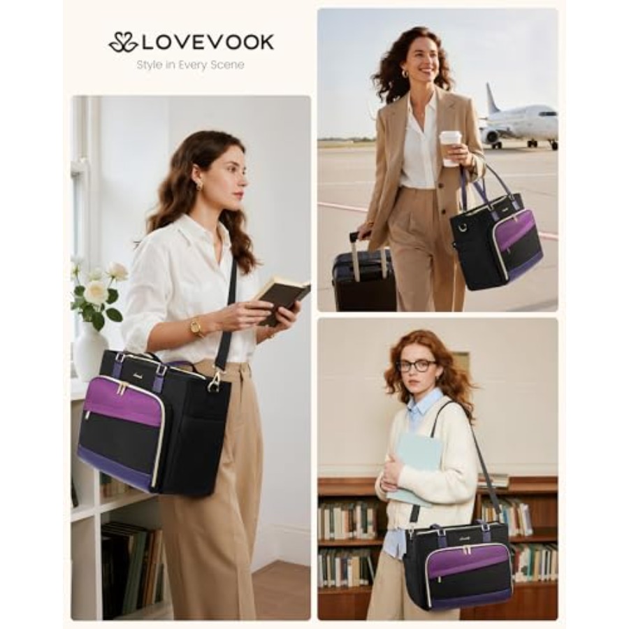 LOVEVOOK Teacher Tote Bag, Lap – обзор и цена Women Bags Large
