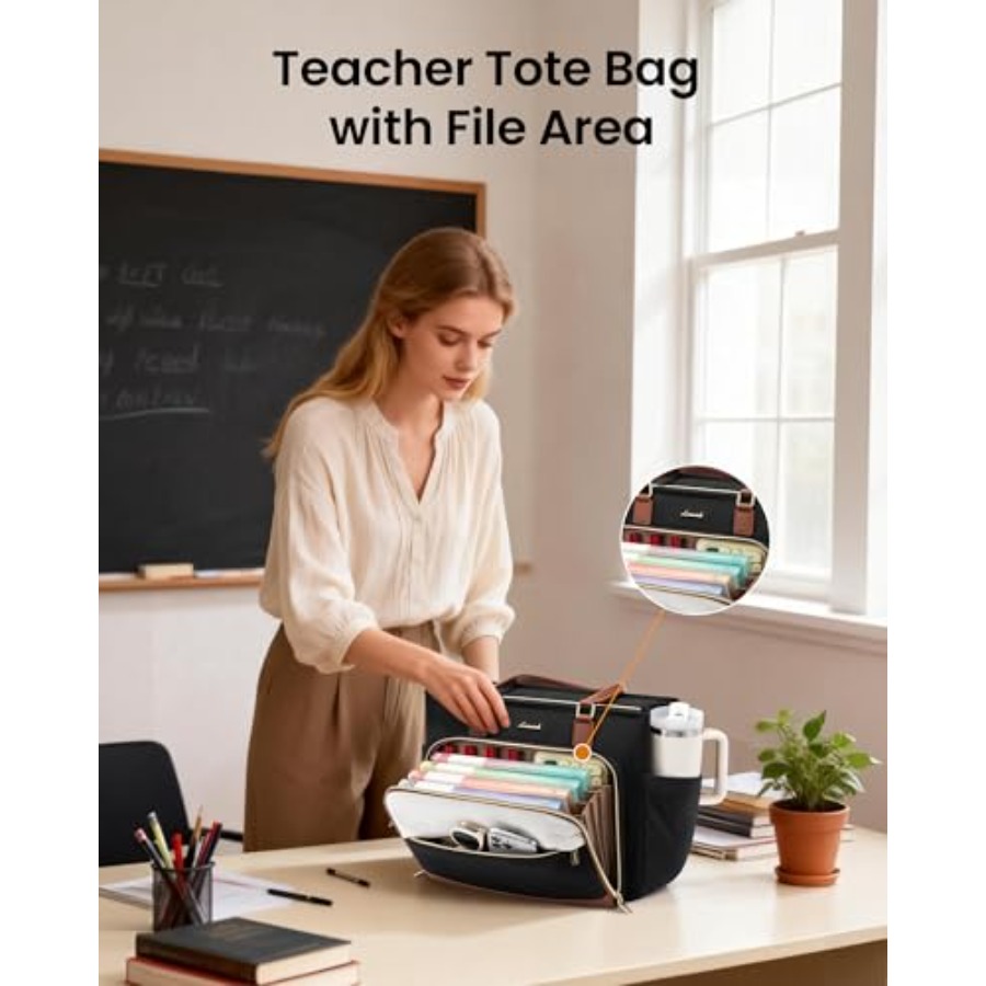 LOVEVOOK Teacher Tote Bag, Lap – обзор и цена Women Bags Large