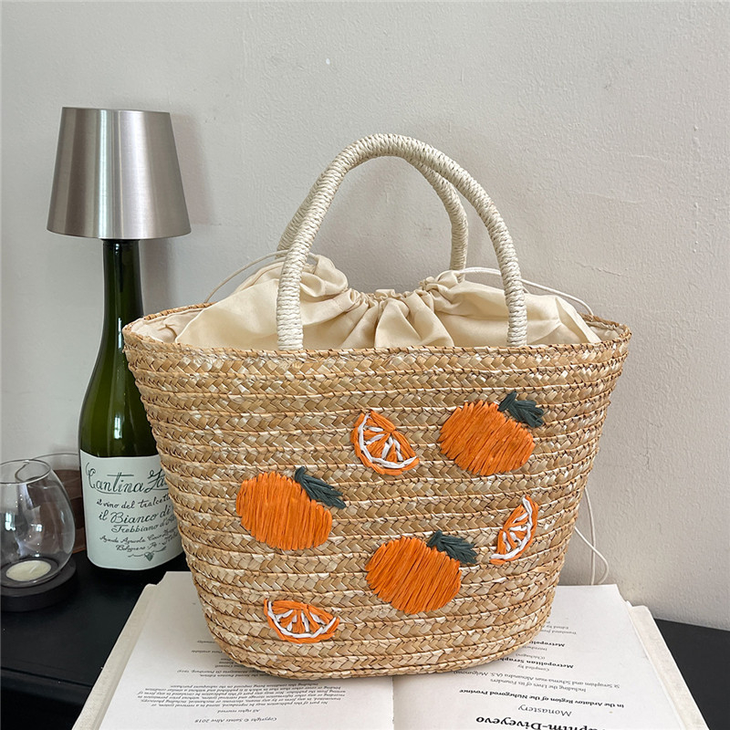 New Straw Fruit Embroidery Str – обзор и цена Women Bags Discount