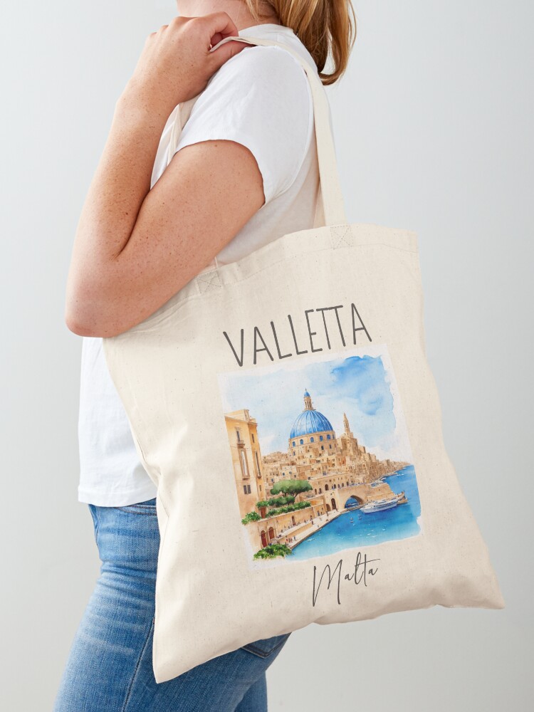 Watercolor Design of Valletta  – обзор и цена Women Bags Malta