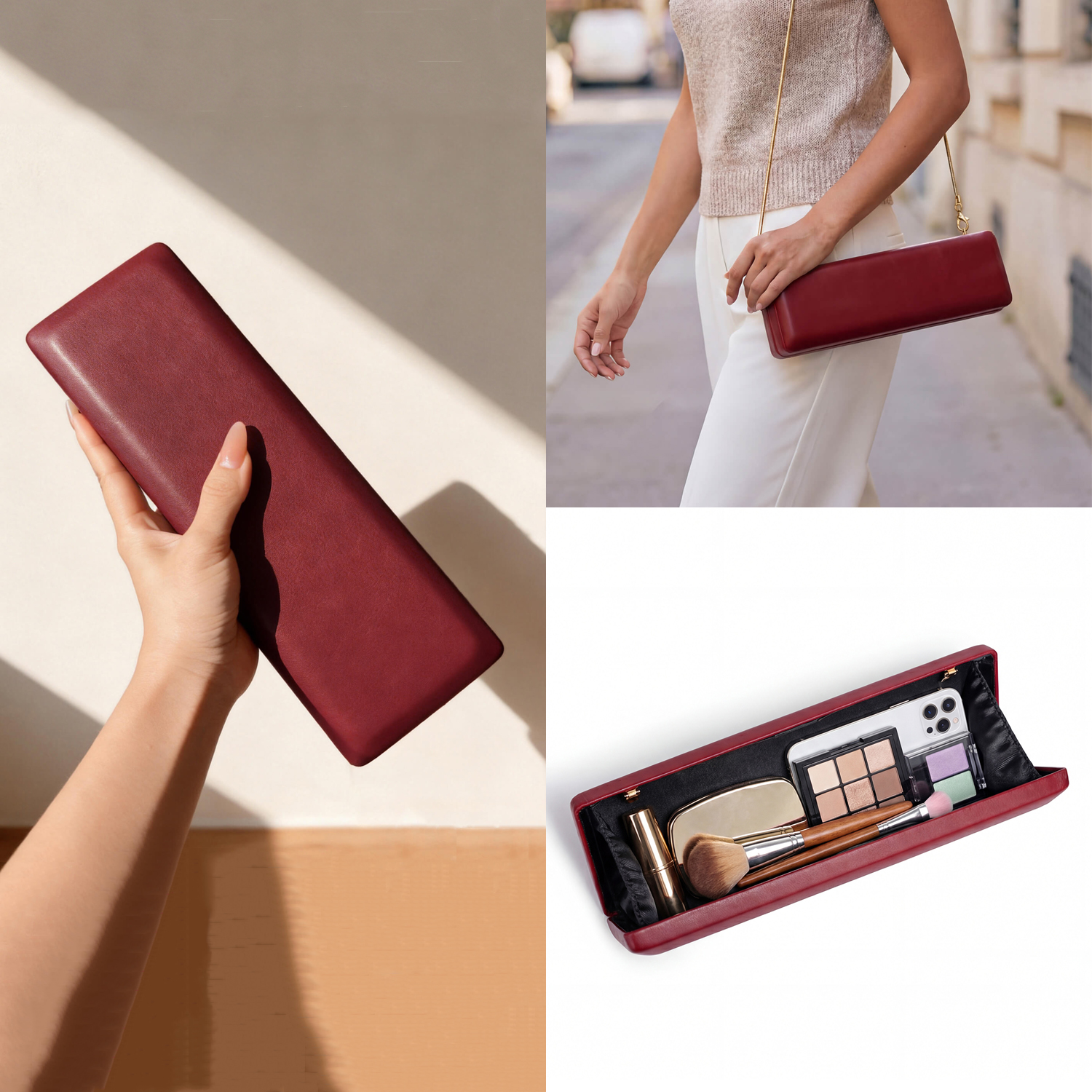 Elegant Red Evening Bag Minima – обзор и цена Women Bags Gold