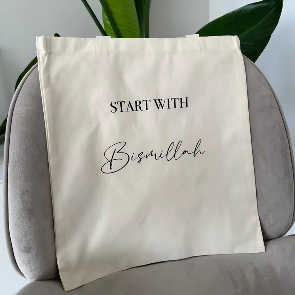Start with Bismillah Tote Bag  – обзор и цена Women Bags For Eid