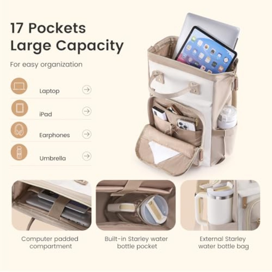 Laptop Backpack for Women Work – обзор и цена Women Bags Large