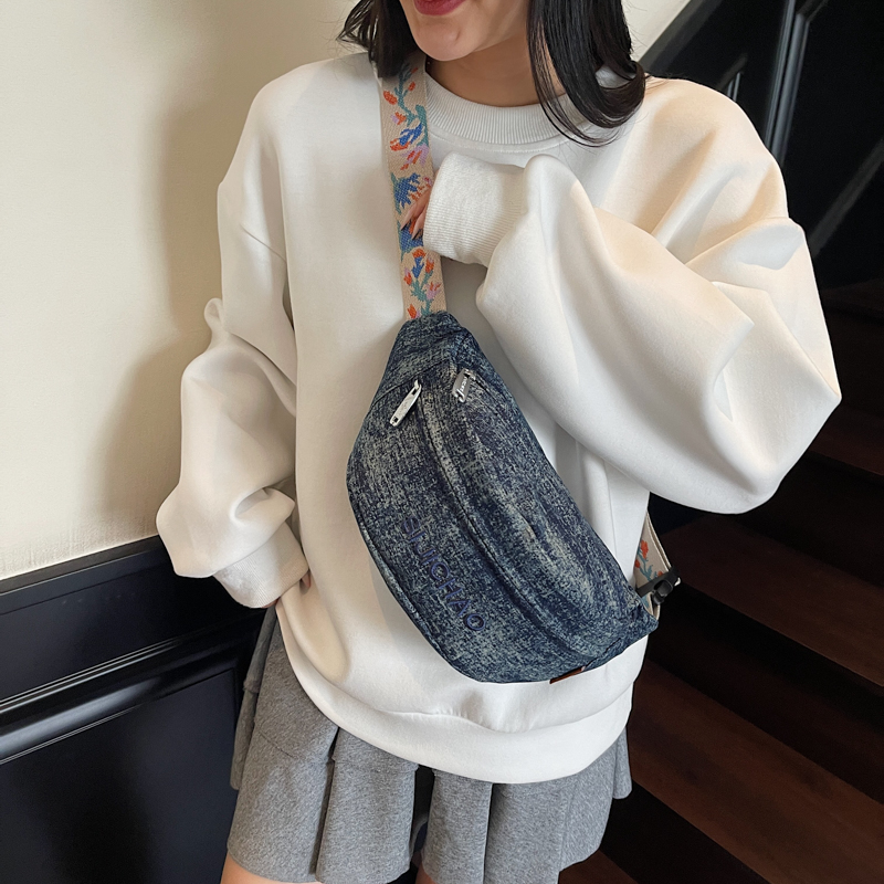 Denim Blue Chest Bags For Wome – обзор и цена Women Bags Trend 2025